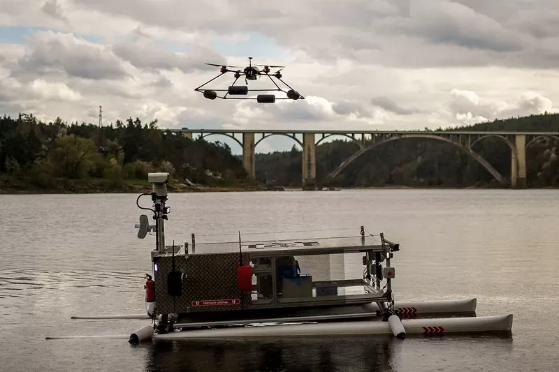 Waterproof drones for offshore